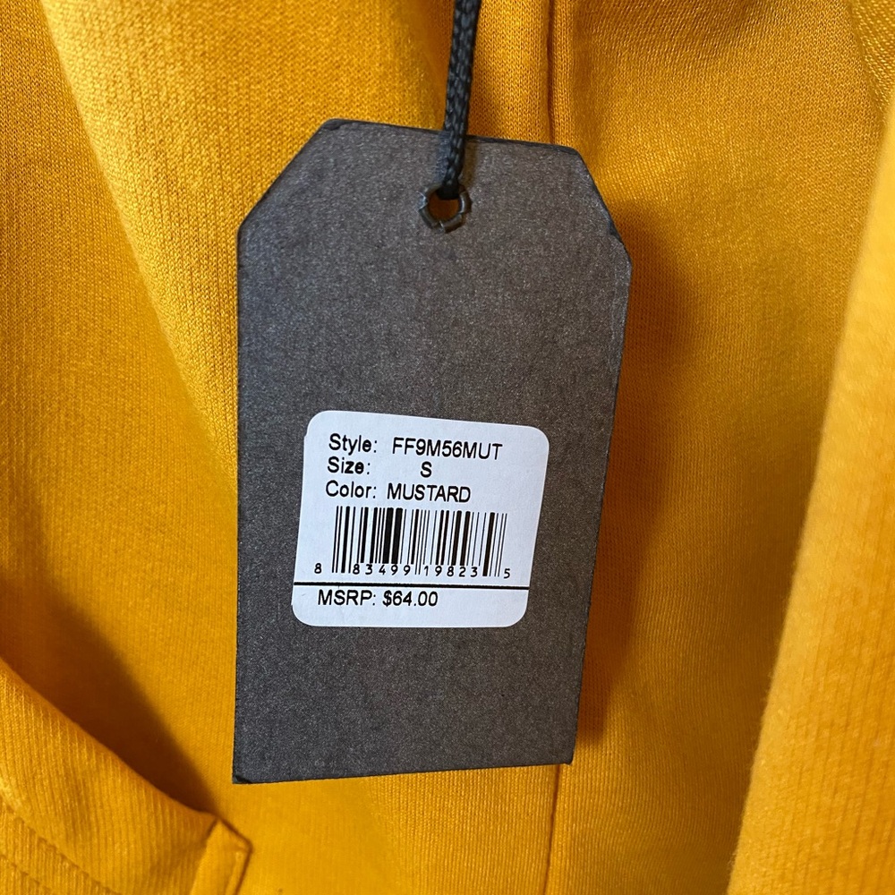 Free Planet Mustard Color-Blocked Sweatshirt - Picture 6 of 6